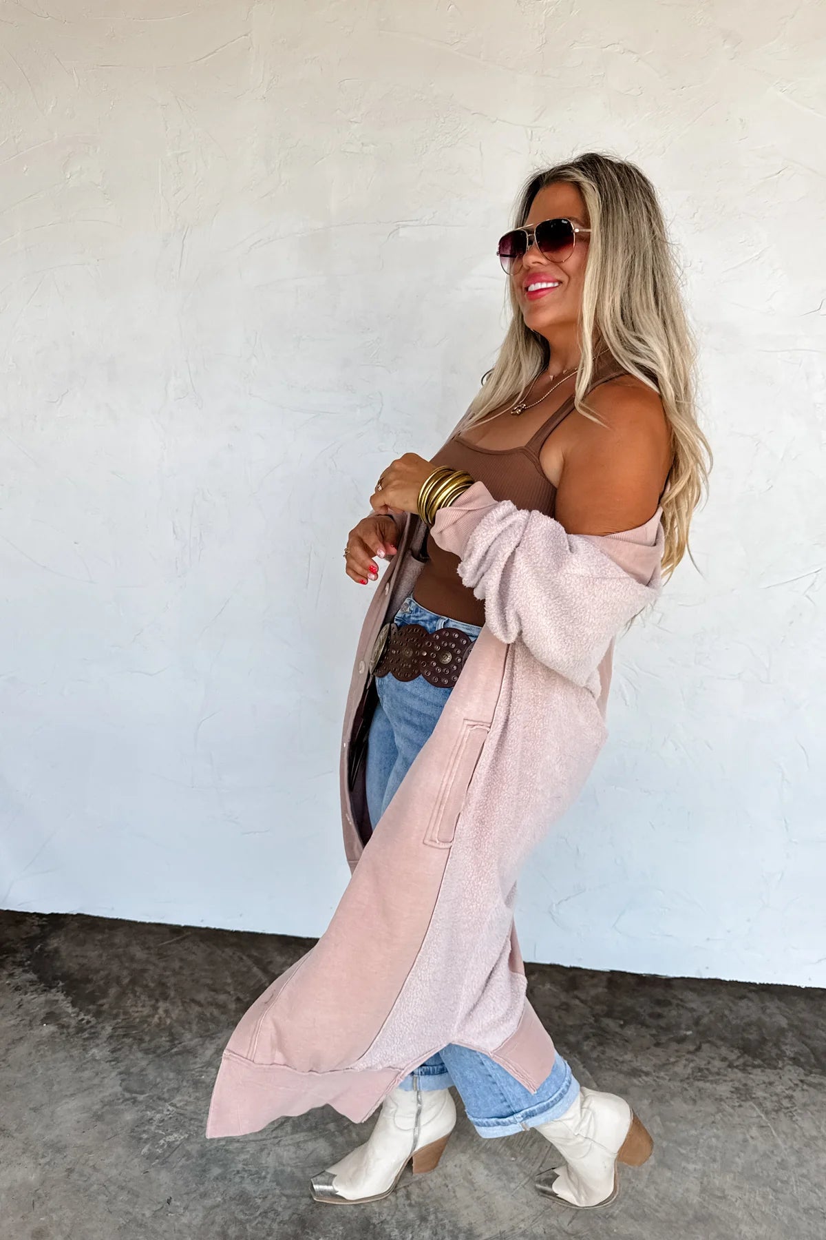 Desi Sweatshirt Cardigan