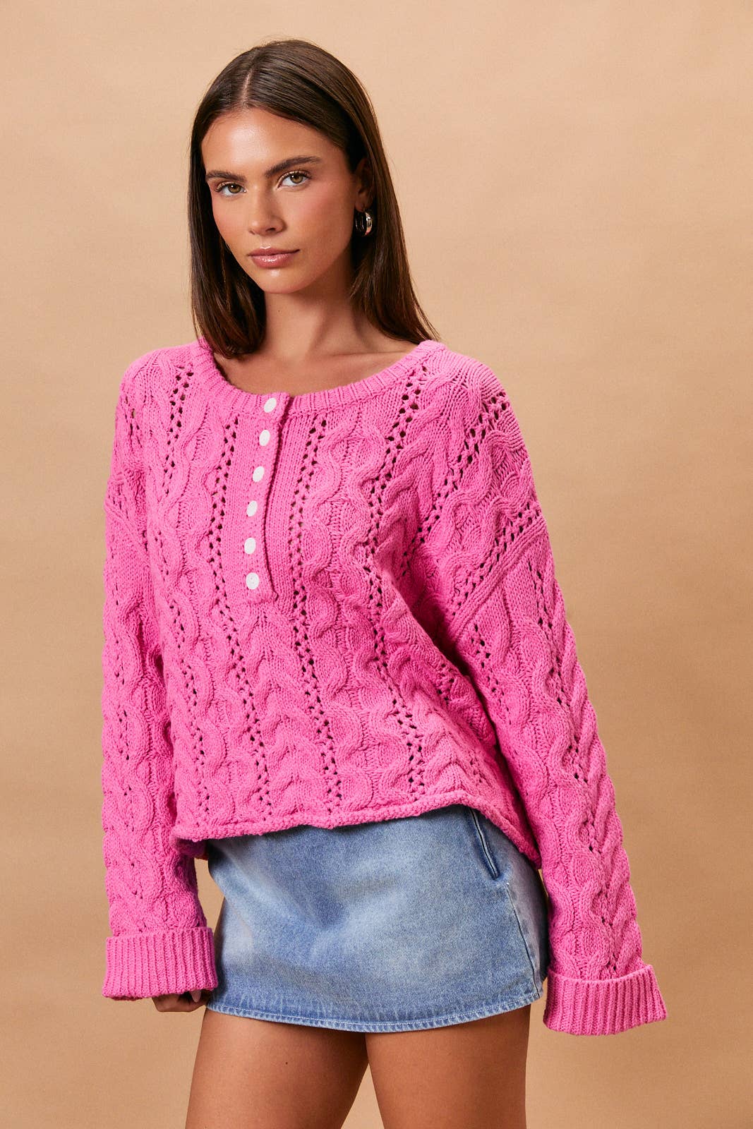Marina Cable Knit Sweater