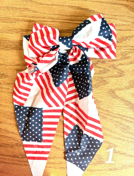 4th of July Bow Accessory