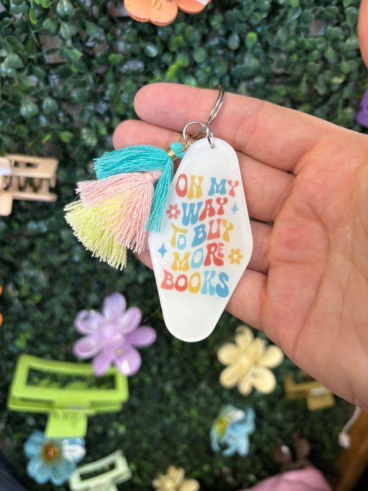 Books Keychain