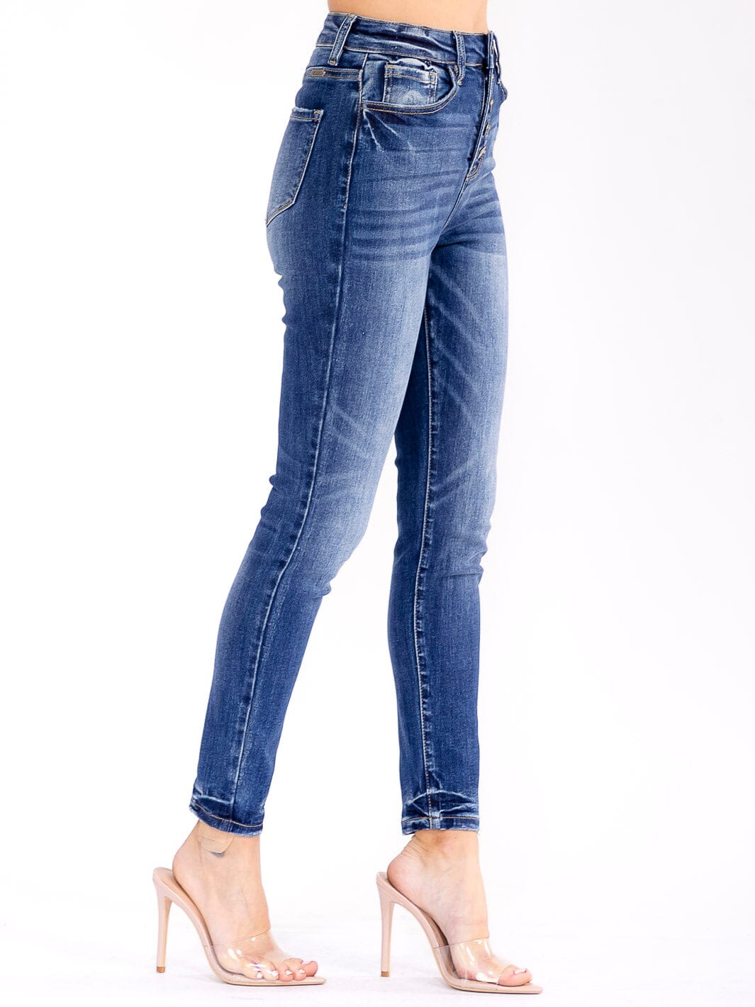 Kancan Button Fly Jeans