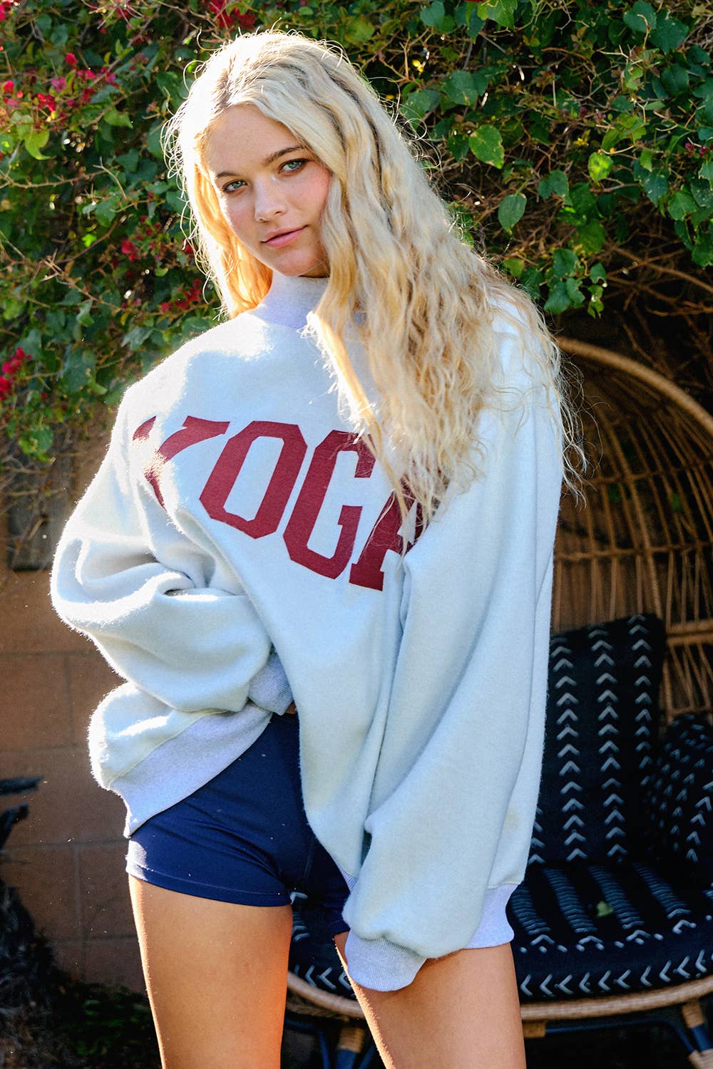 PILATES & YOGA Reversible Sweatshirt