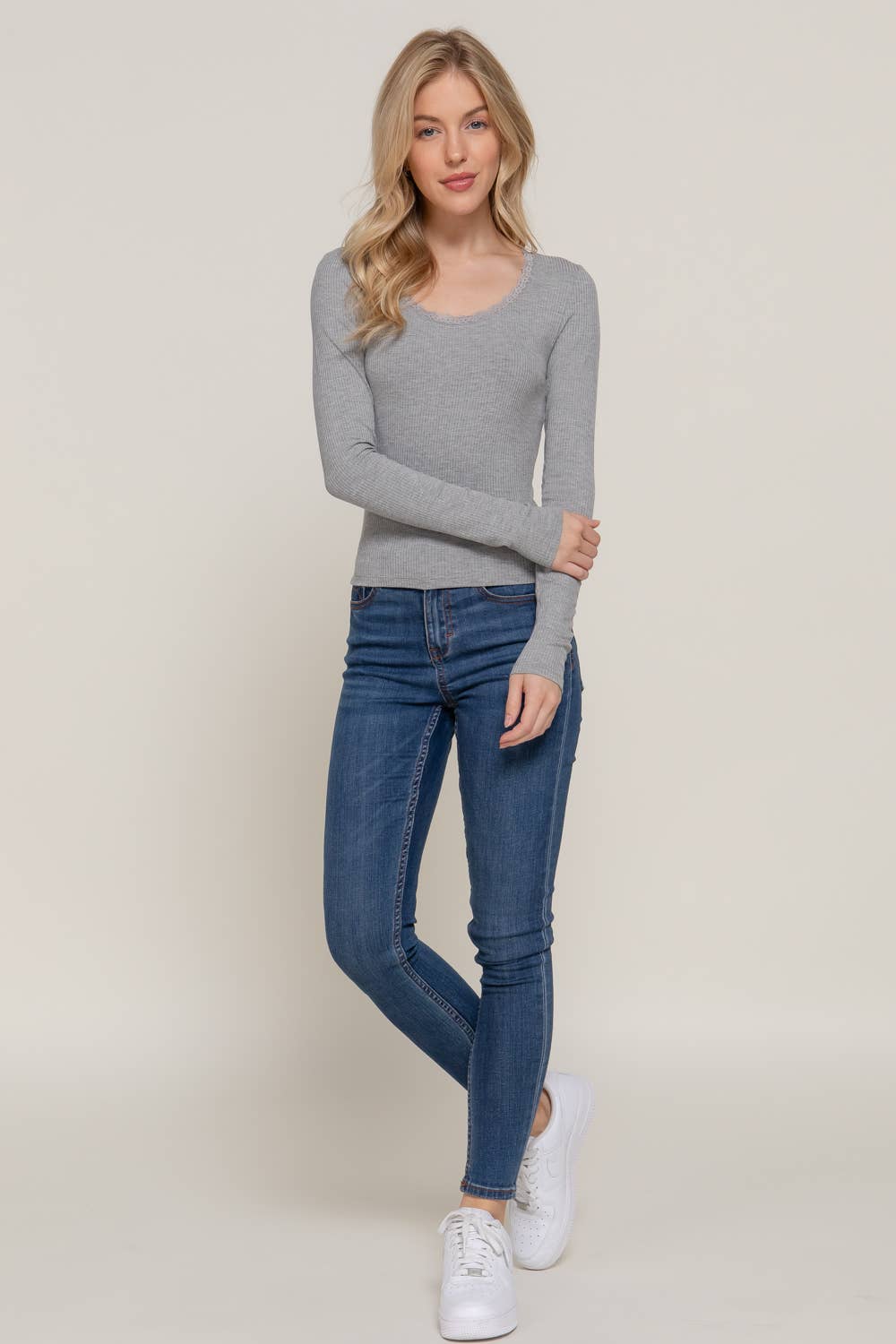 The Lace-Trim Essentials Top