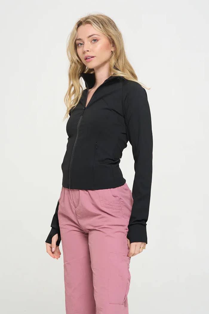 Slim Fit Athletic Jacket