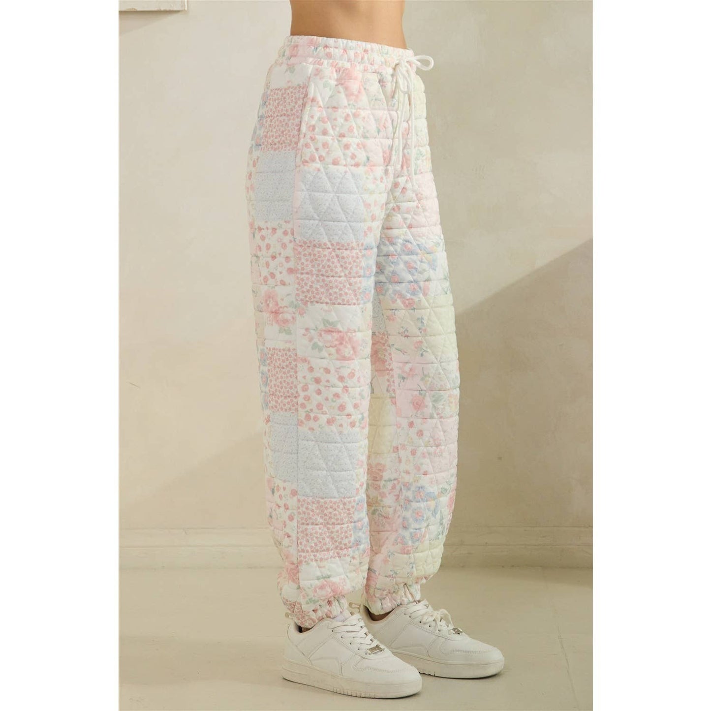Cottage Core Quilted Jogger