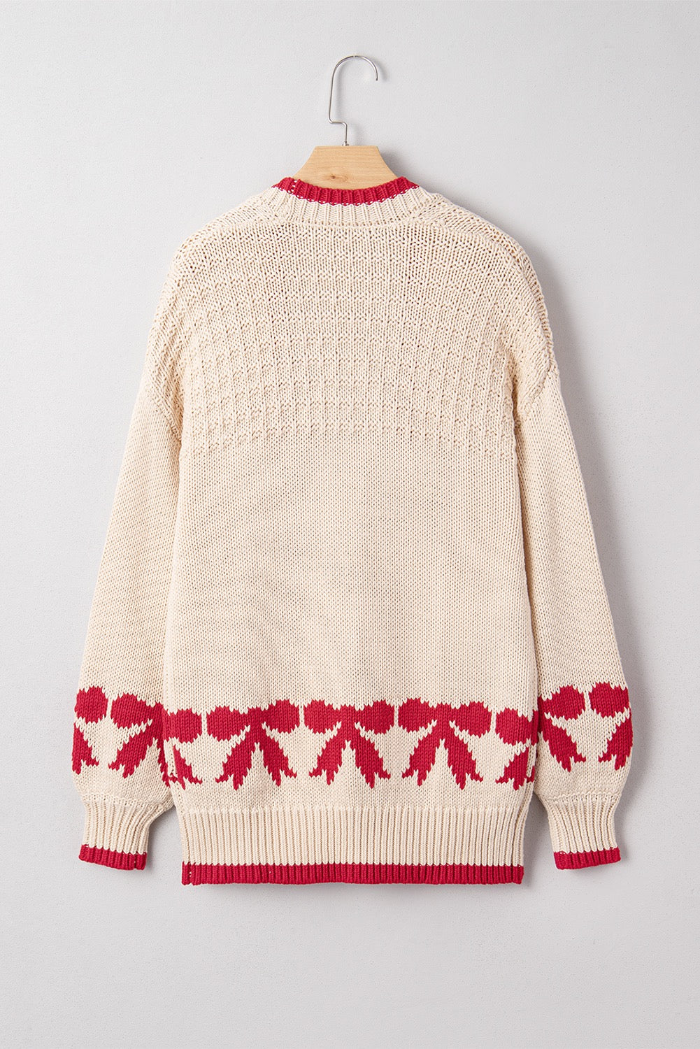 Santa’s Bow Cardi