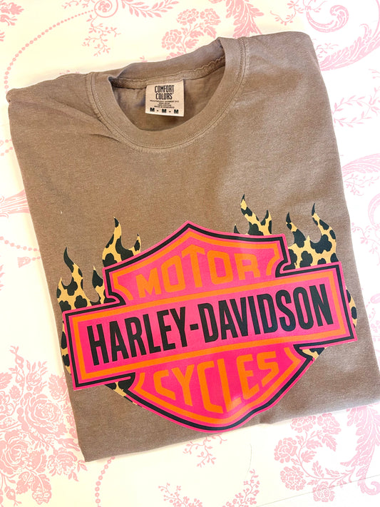 Cheetah Harley Tee