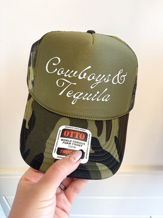 Cowboys & Tequila Trucker Hat