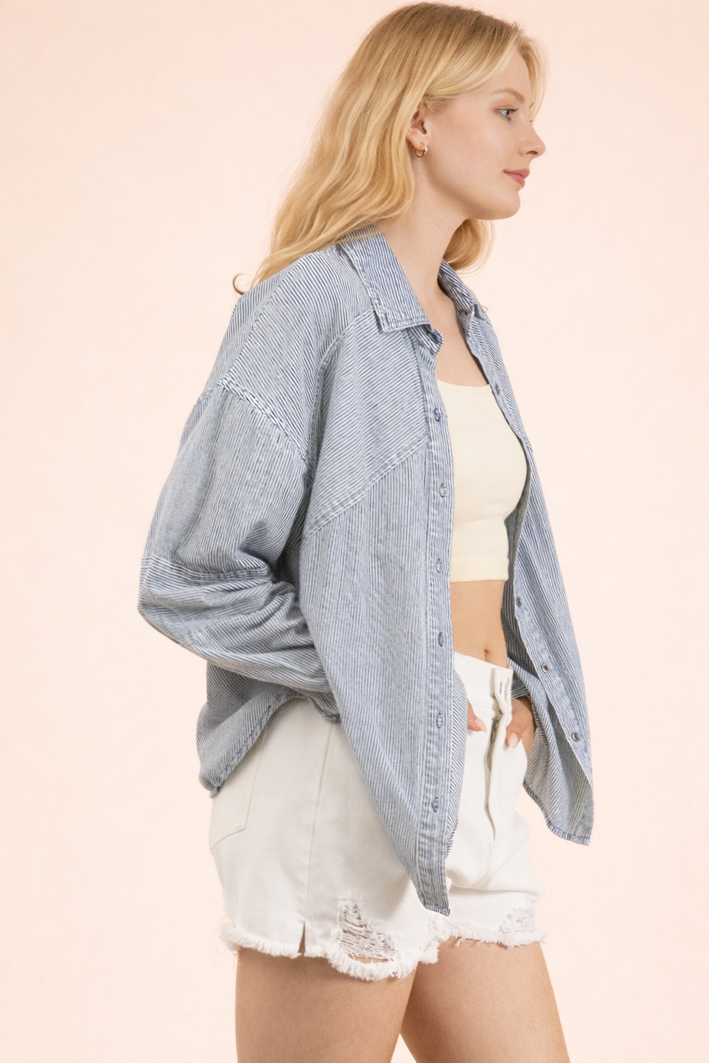 On Trend Button Down