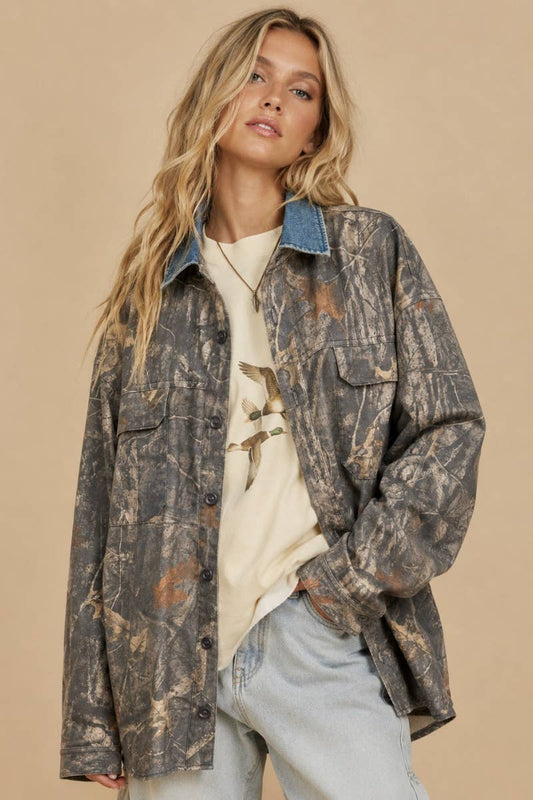 Camo Culture Shacket
