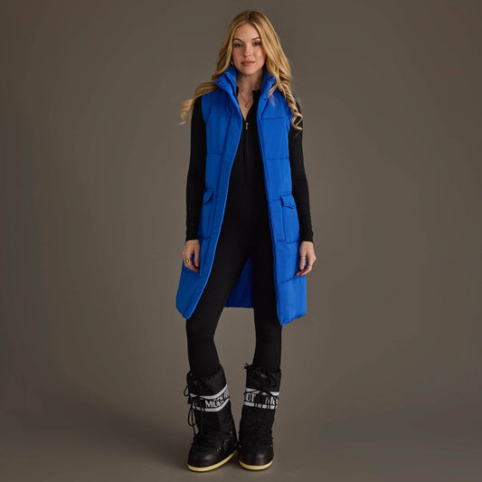 Colbalt Blue Long Vest