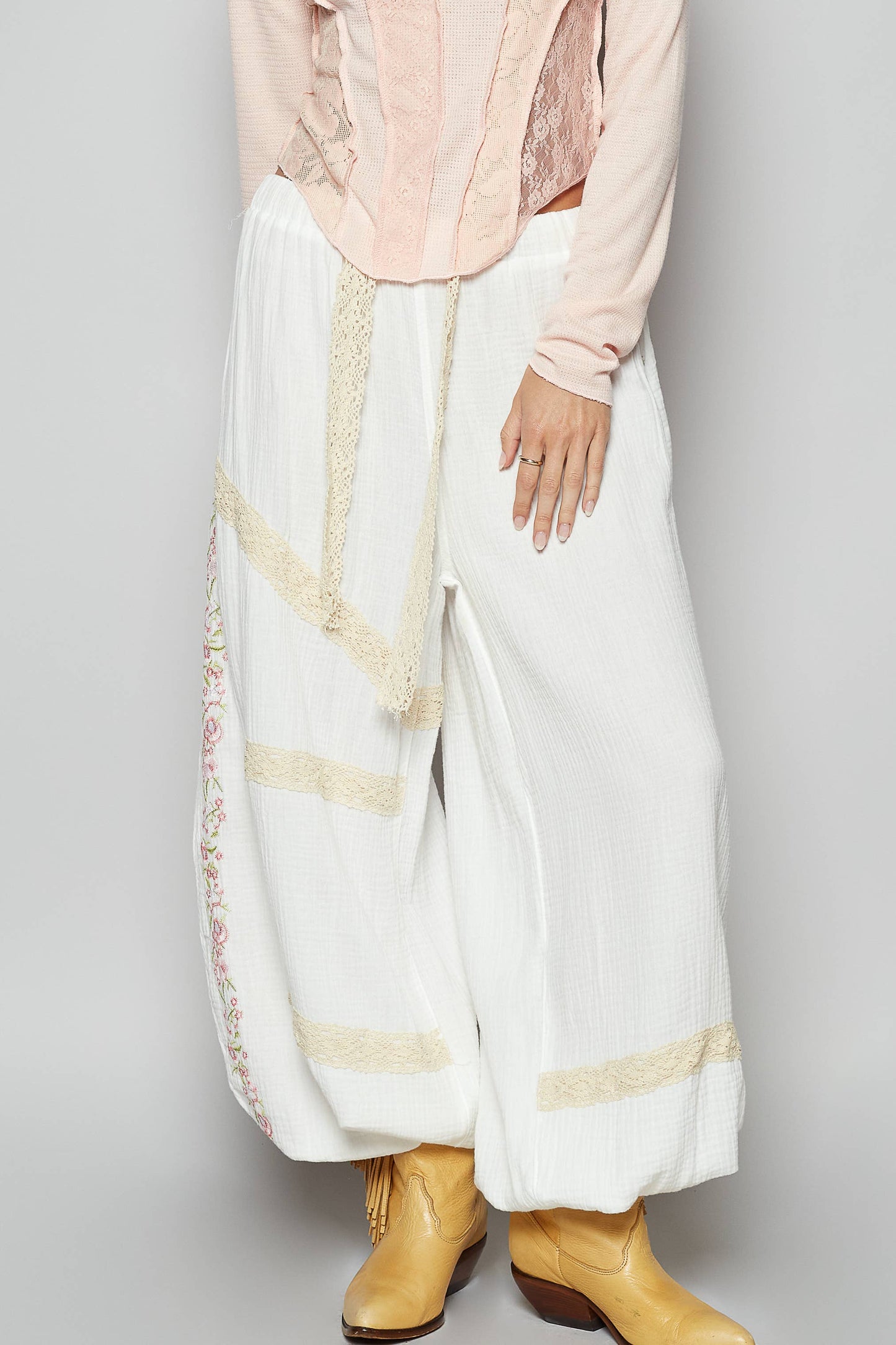 POL Embroidery Jogger Pants