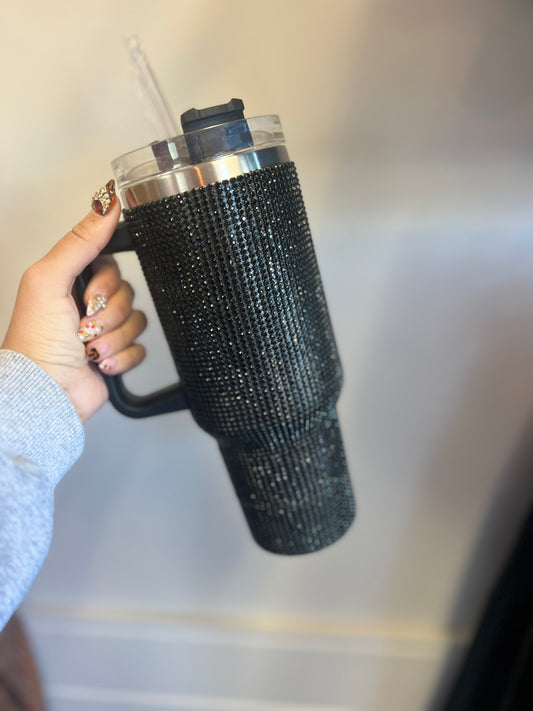 Black Sparkle Tumbler