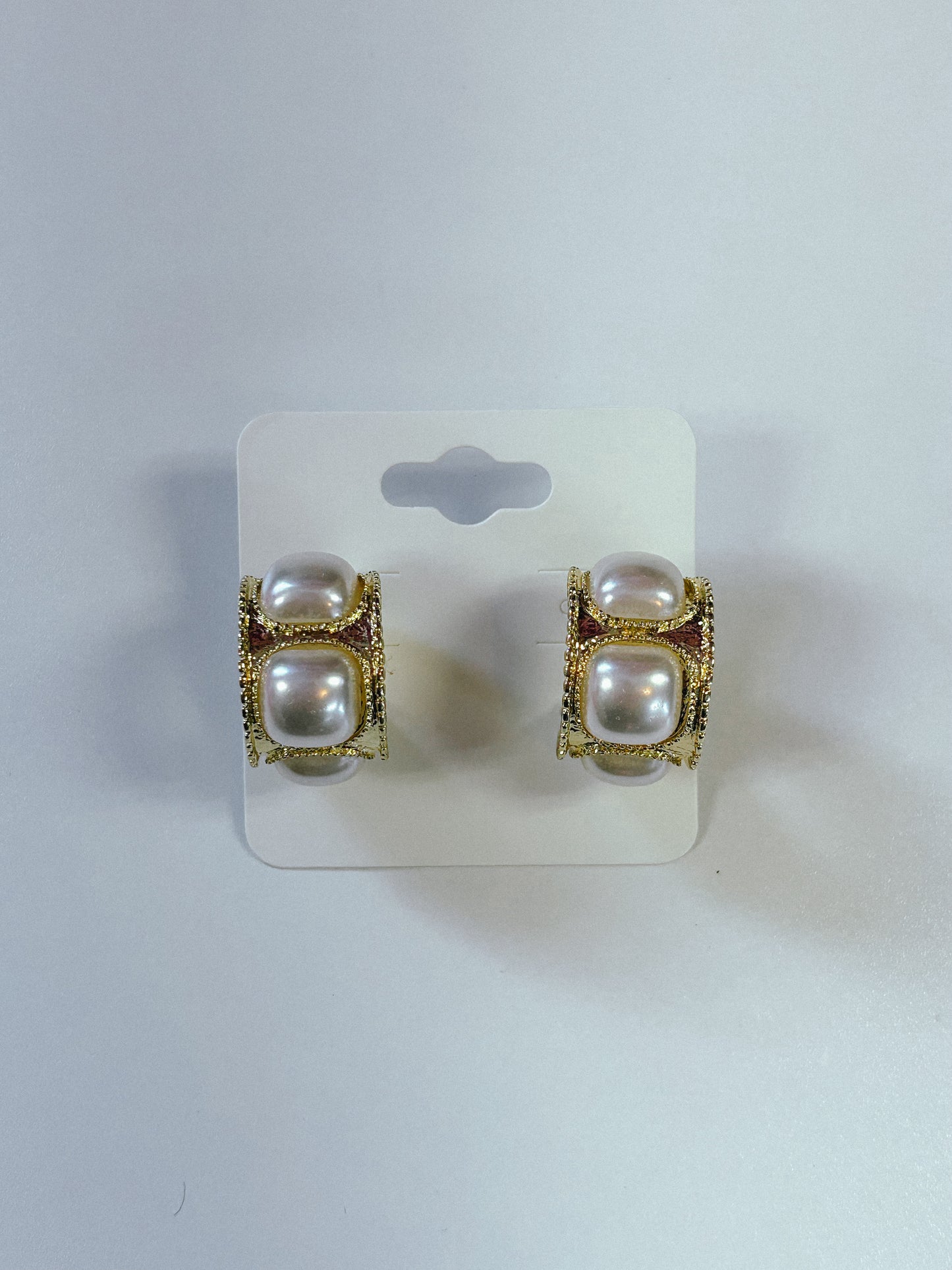 Pretty in Pearls Hoops