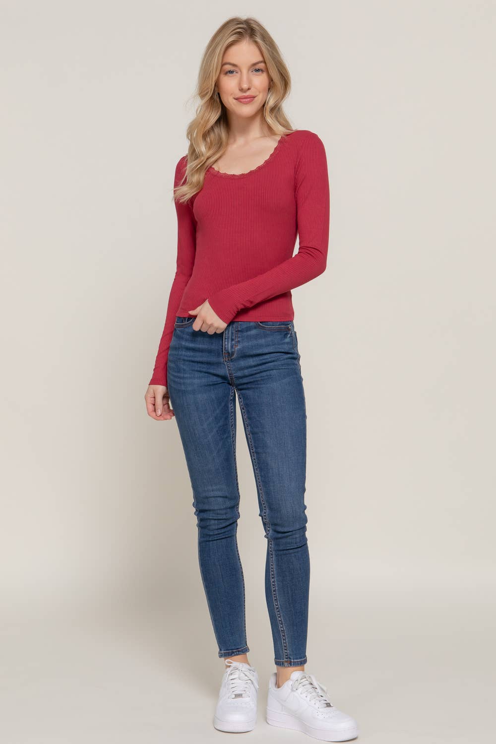 The Lace-Trim Essentials Top