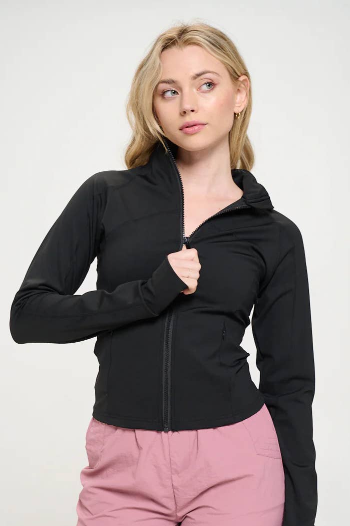 Slim Fit Athletic Jacket