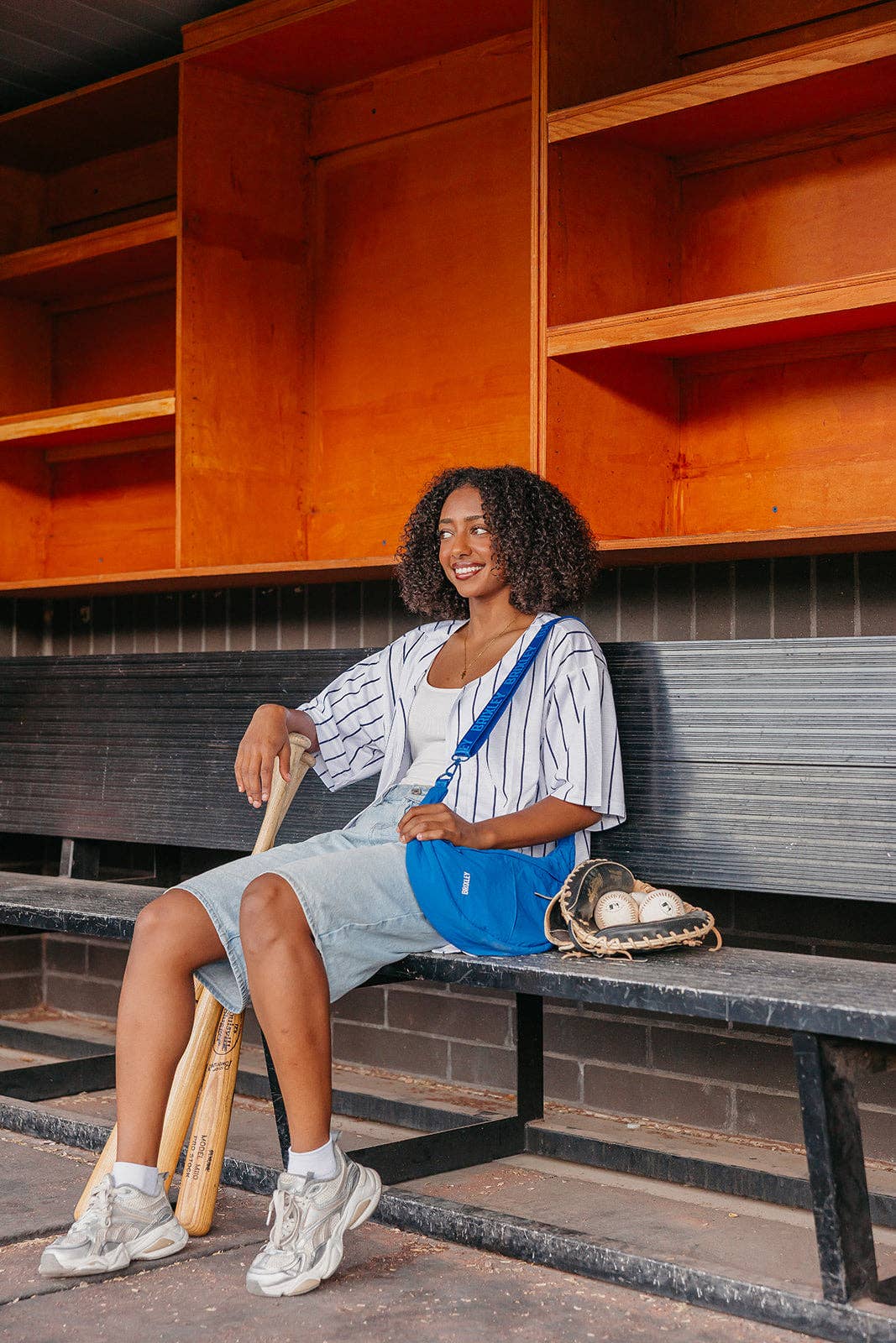 Cobalt Crescent Bag- PREORDER