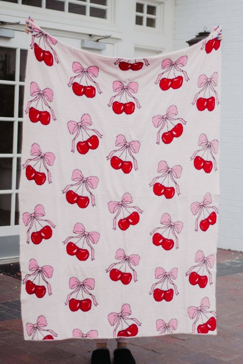 Cherry Dreams Blankets