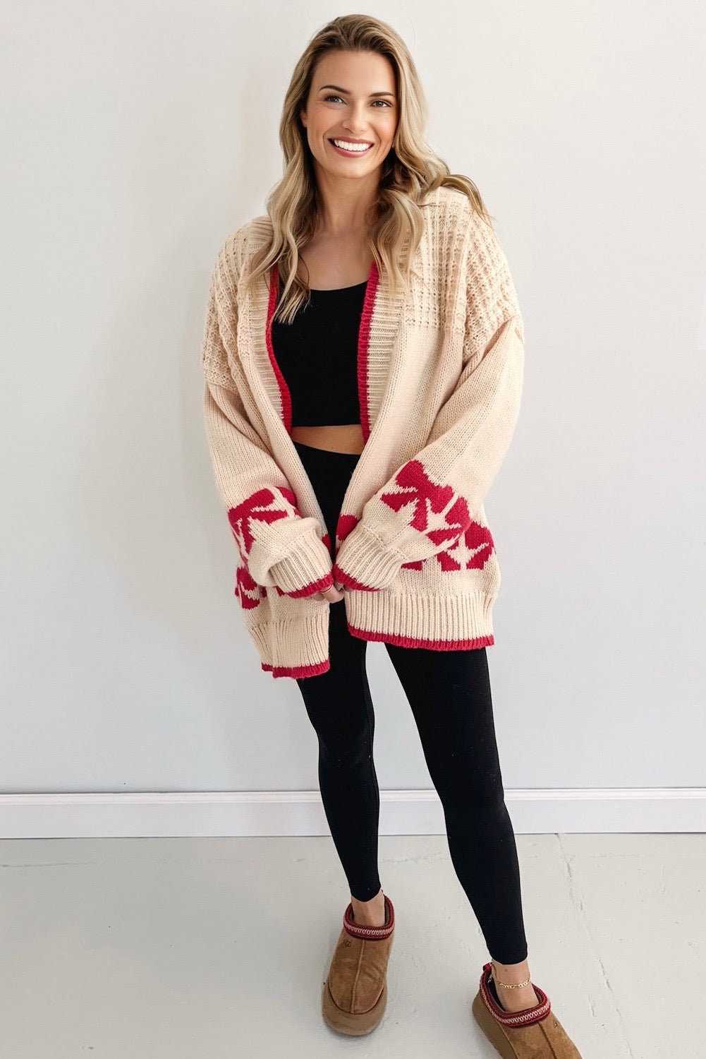 Santa’s Bow Cardi