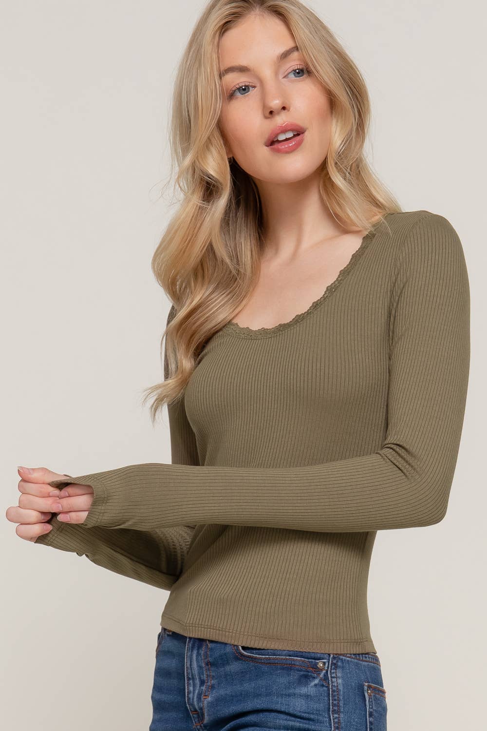 The Lace-Trim Essentials Top