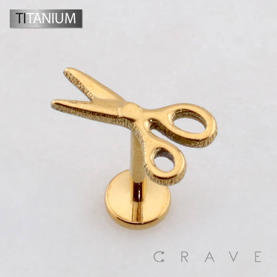 3D SCISSORS THREADLESS PUSH IN ASTM F136 IMPLANT GRADE TITAN