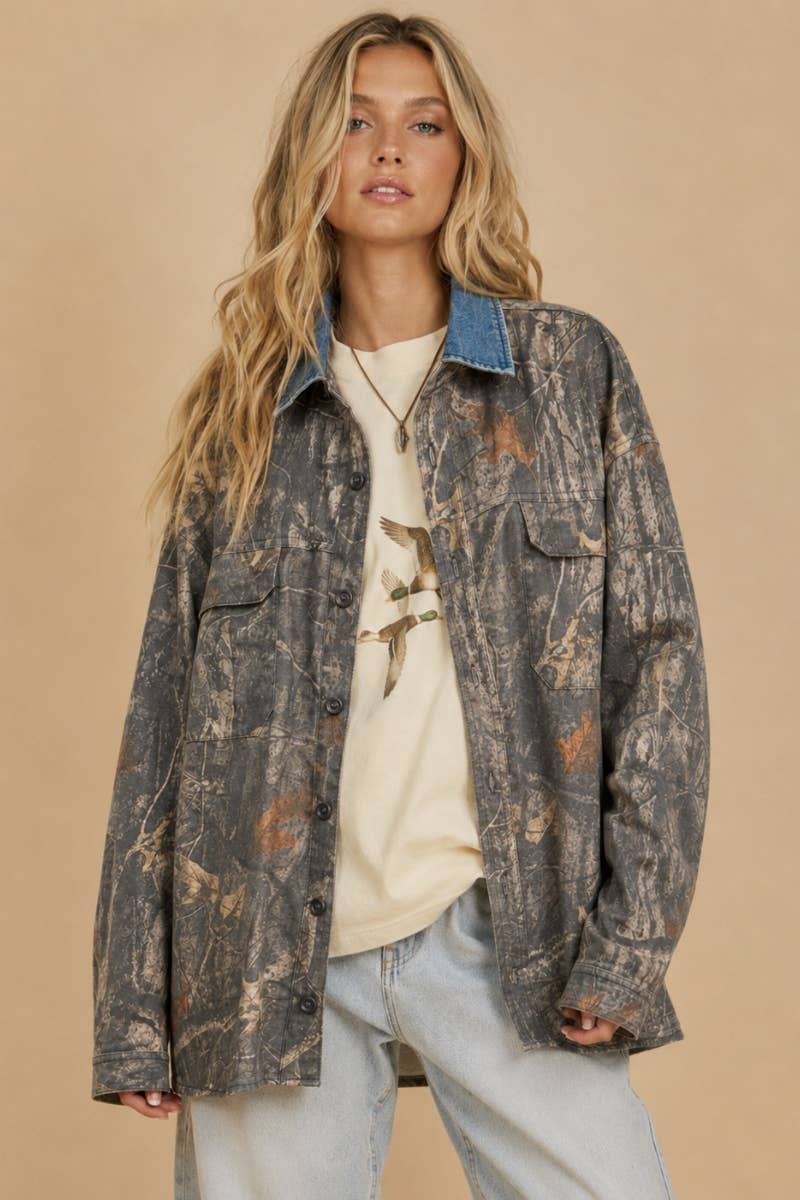Camo Culture Shacket