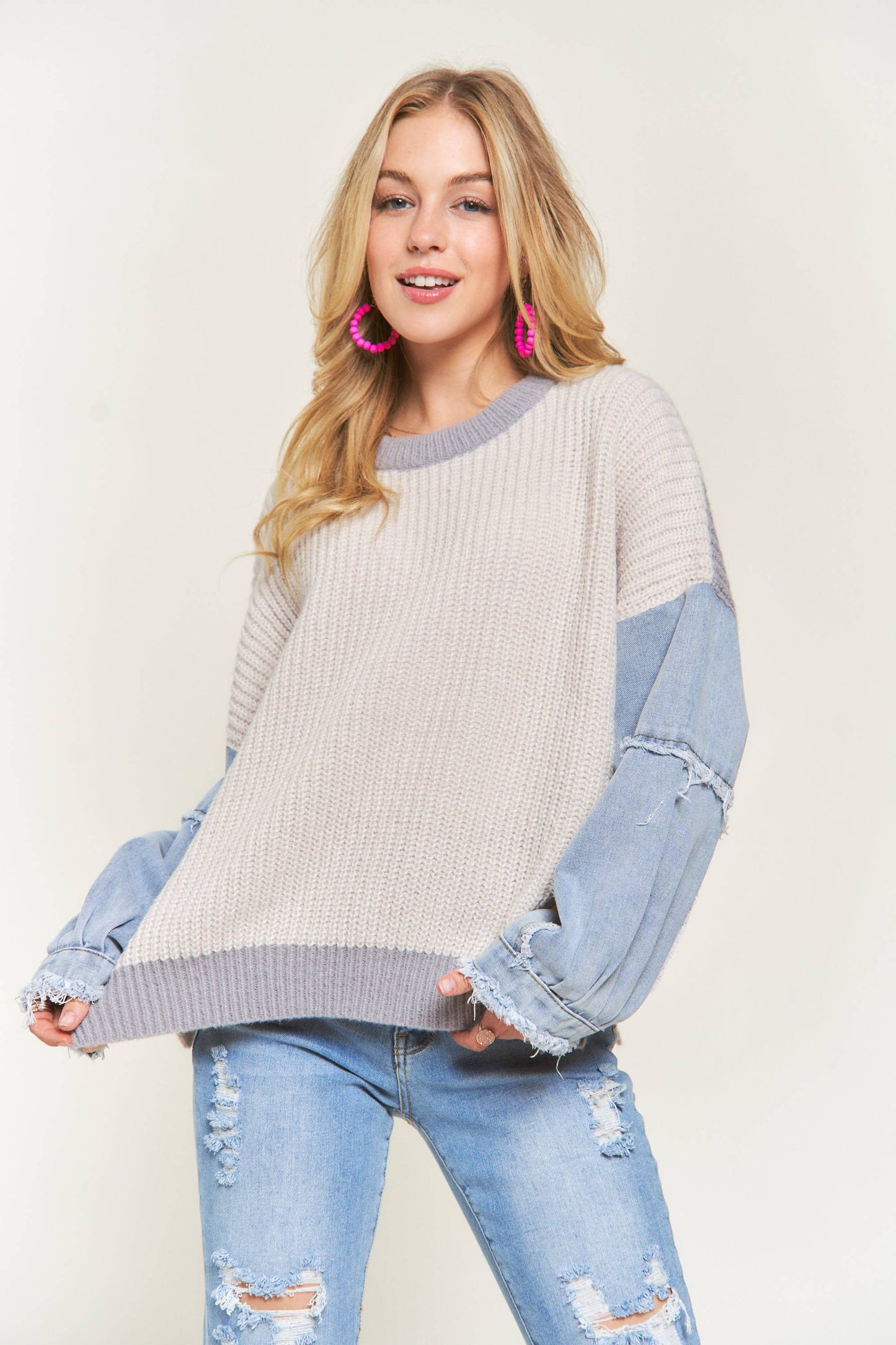 Everyday Denim Pullover