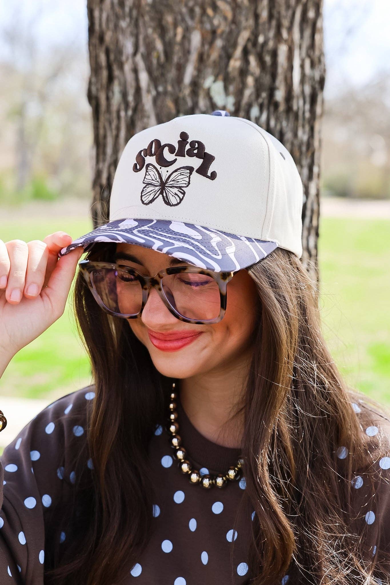 SOCIAL BUTTERFLY CAP