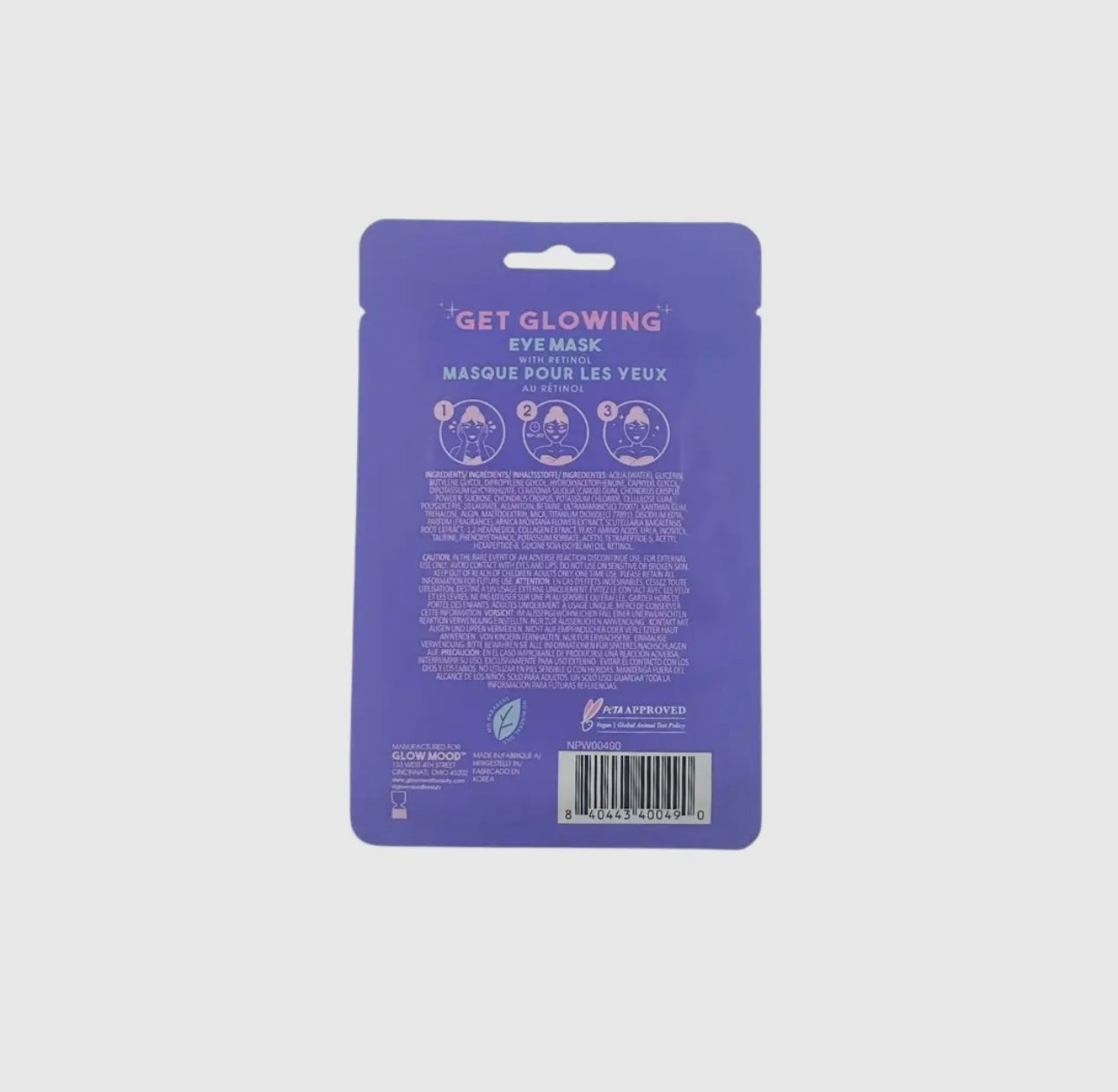 Smoothing Eye Mask with Retinol