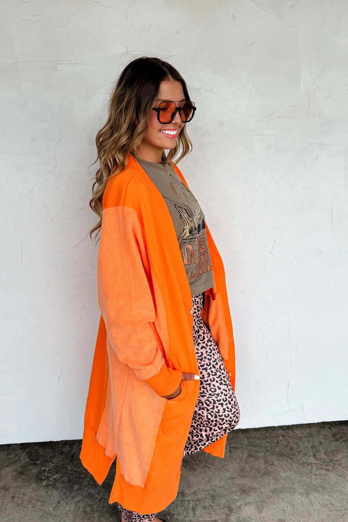 Desi Sweatshirt Cardigan