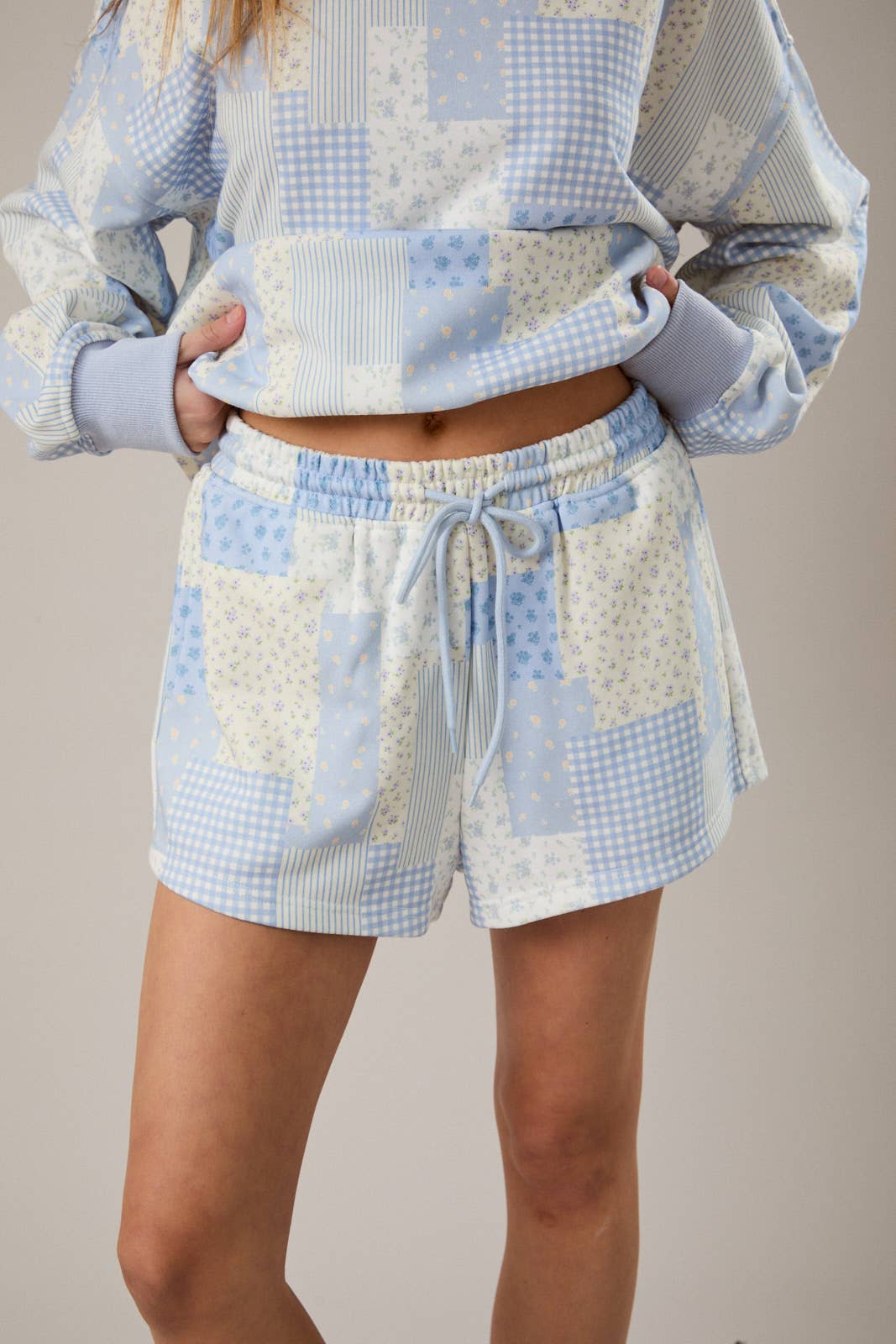 Sunday Stroll Patchwork Shorts