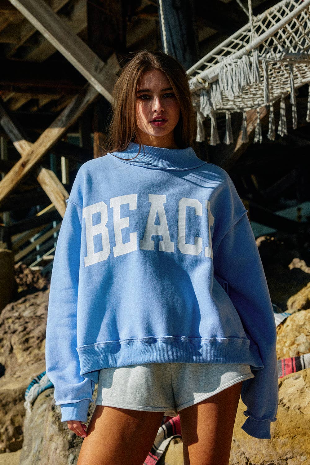 Lake/Beach Reversible Mock Crew
