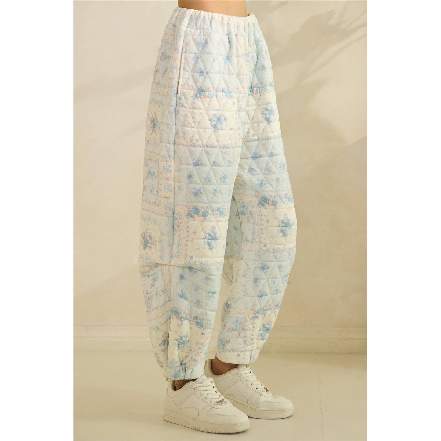 Cottage Core Quilted Jogger