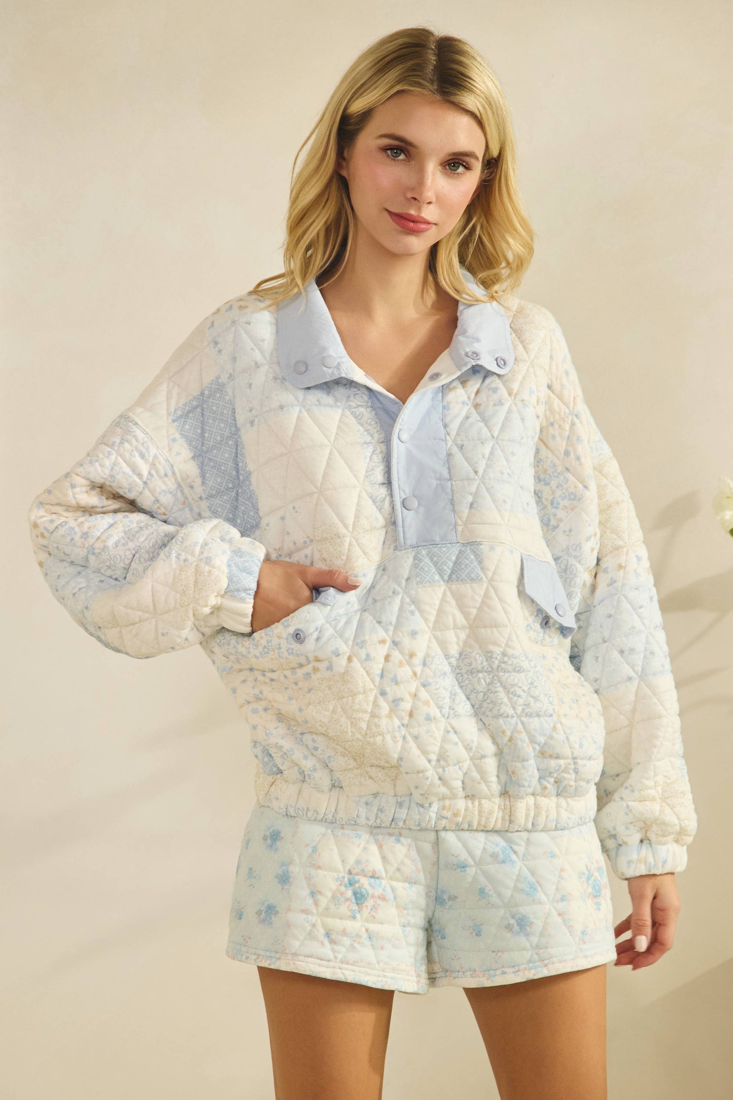 Cottage Core Quilted Short