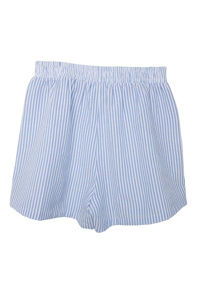 Blue Striped Boxer Shorts