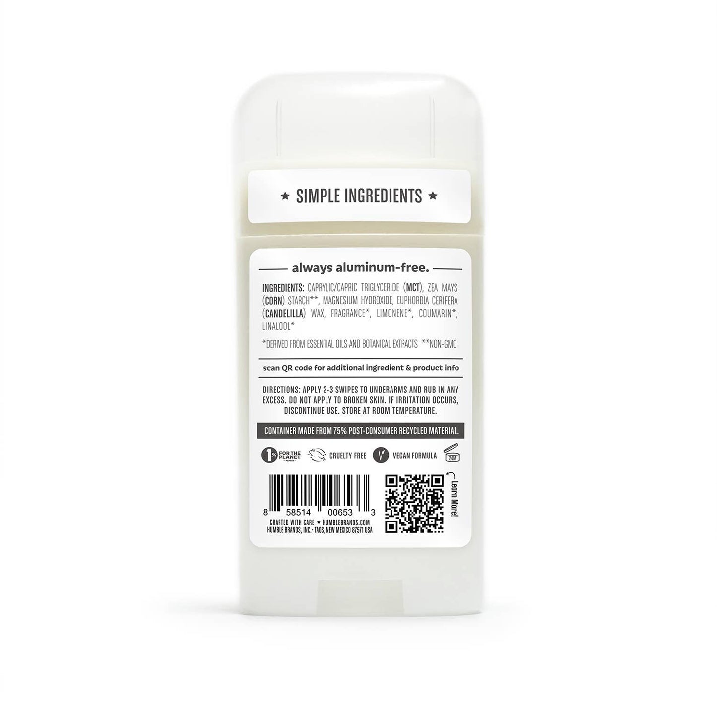 Palo Santo & Frankincense Vegan & Sensitive Deodorant