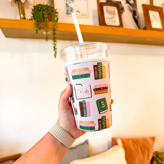 Smut Book Stacks | Iced Coffee Sleeve