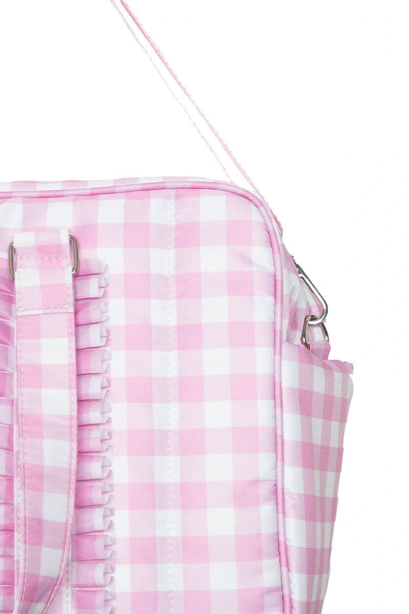 Sweet Pea Plaid Weekender Bag