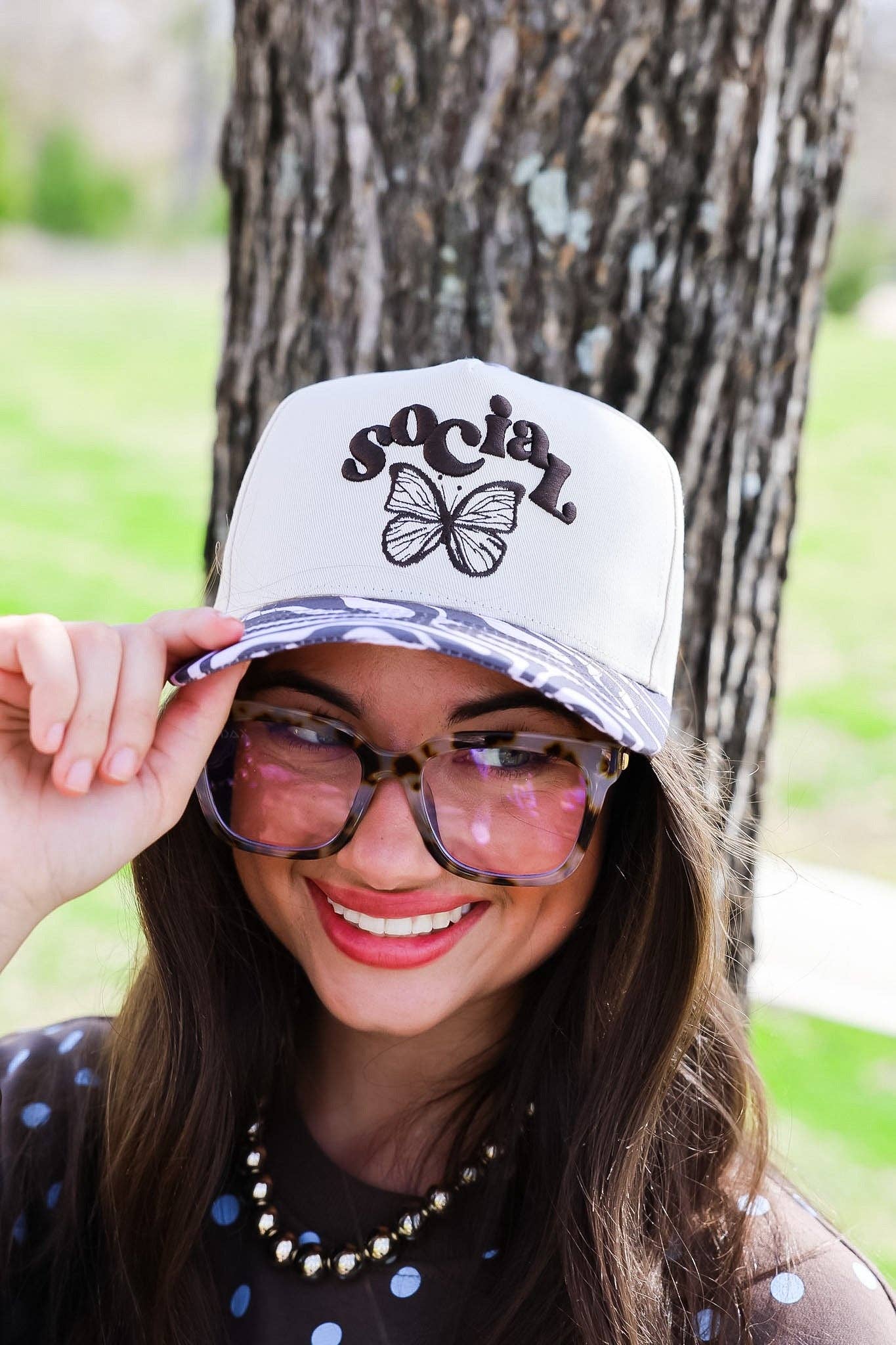 SOCIAL BUTTERFLY CAP