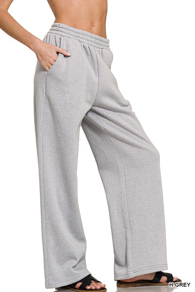 Zenana Fleece Drawstring Sweatpants