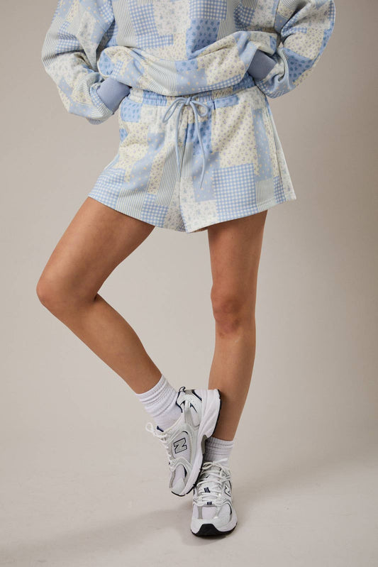 Sunday Stroll Patchwork Shorts