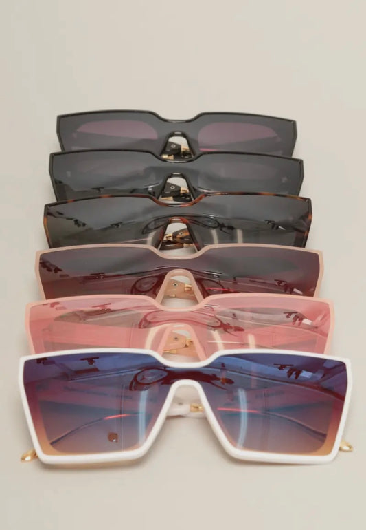 Block Rectangular Sunglasses