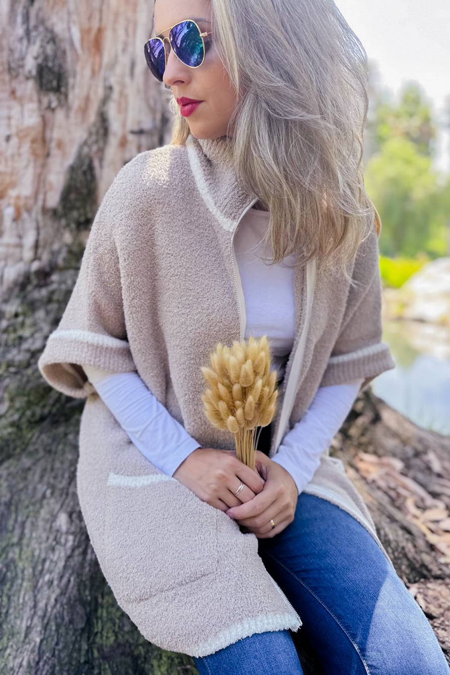 Cozy Corners Zip-Up Pocket Jacket