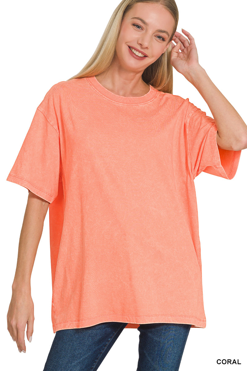 Oversized Mineral Wash Tee