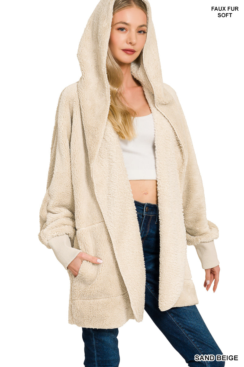 Cozy Club Hooded Cardigan