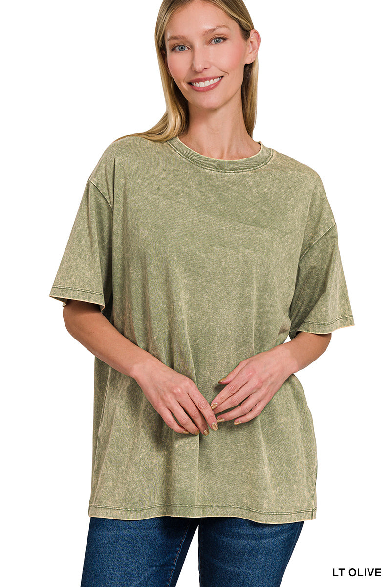 Oversized Mineral Wash Tee