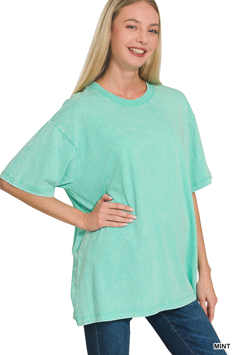 Oversized Mineral Wash Tee