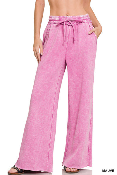 Zenana Wide Leg Sweatpants