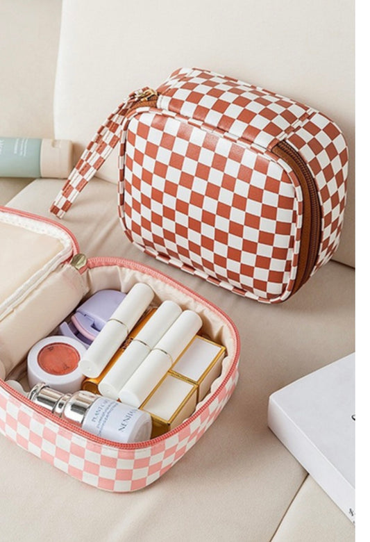 Checkered Travel Case