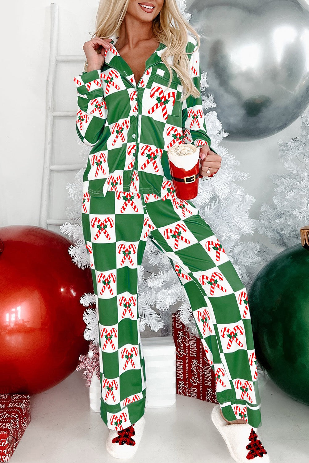 Merry Bowmas Pajama Set